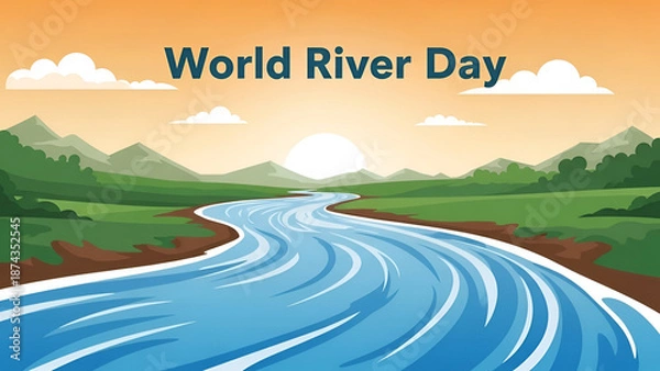 Fototapeta landscape with road