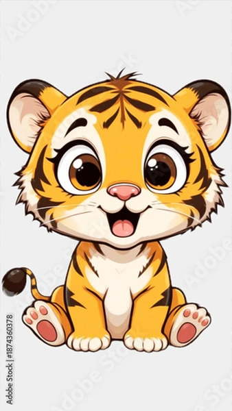 Obraz beautiful cat.eps