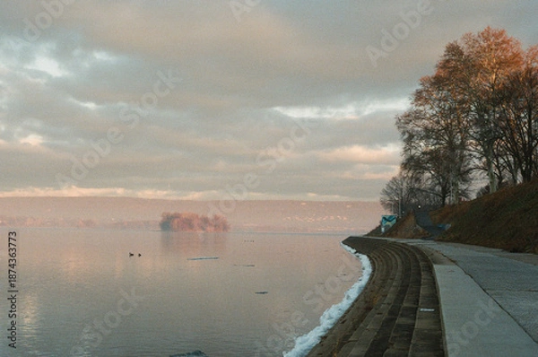 Obraz River during sunrise