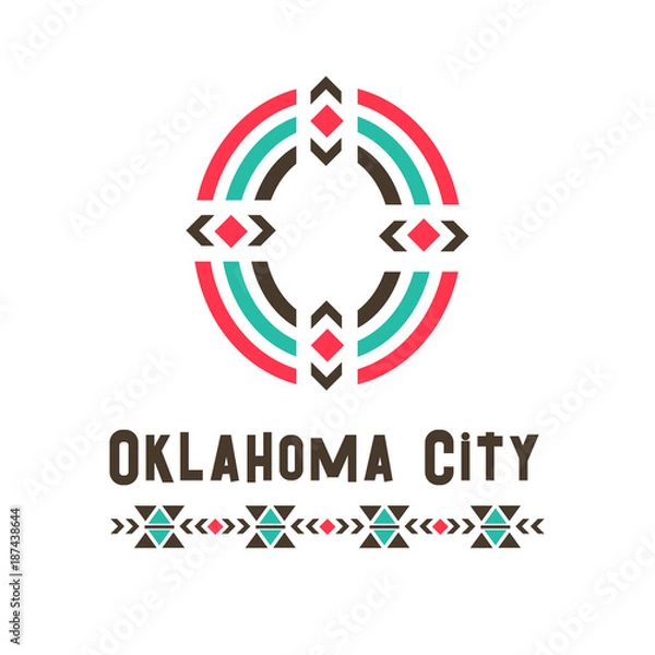 Obraz Oklahoma city logo.