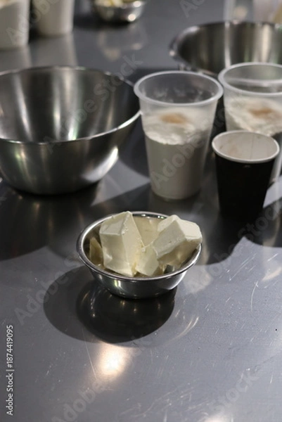 Obraz Preparation for the pastry workshop.