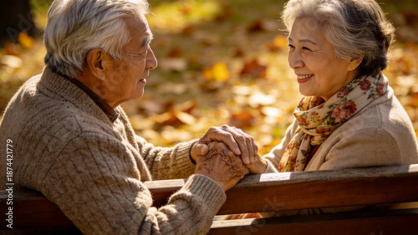 Fototapeta 노부부