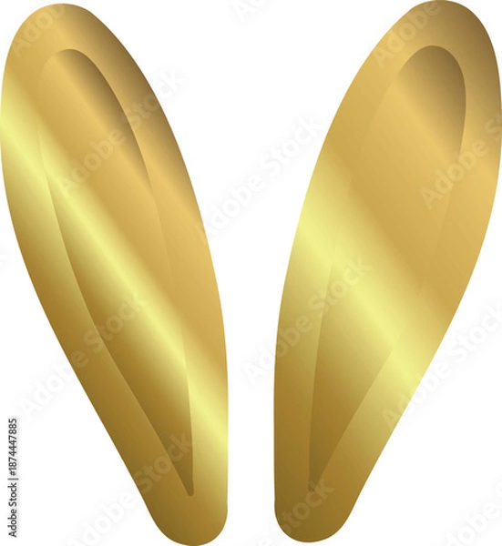 Obraz Golden Bunny Ears