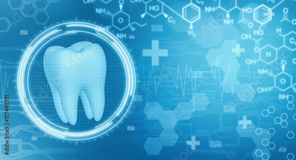 Obraz dentistry background concept