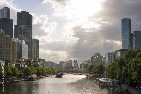Obraz City view on the bridge 