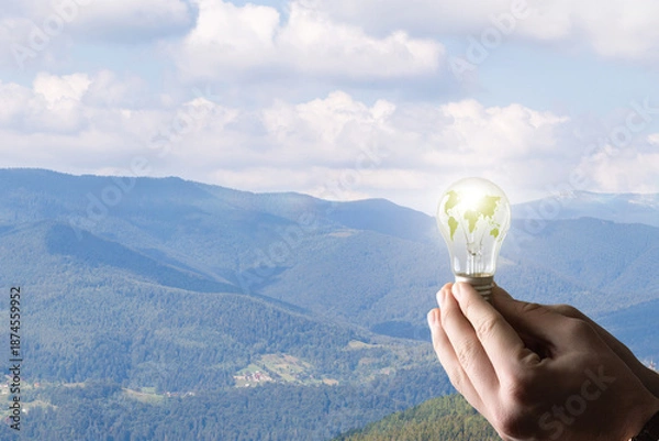 Obraz Green energy for future.