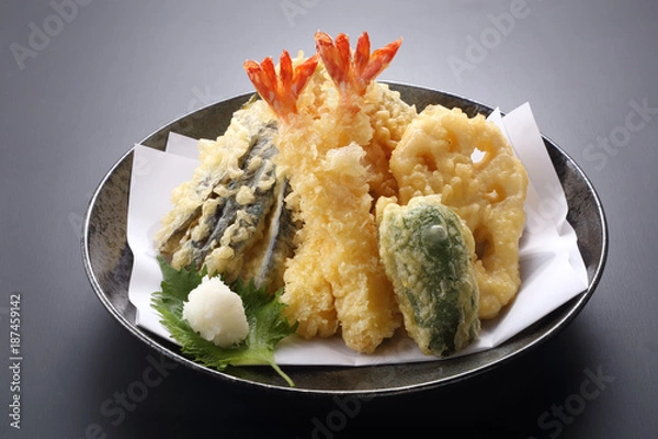 Obraz 天ぷらの盛り合わせ