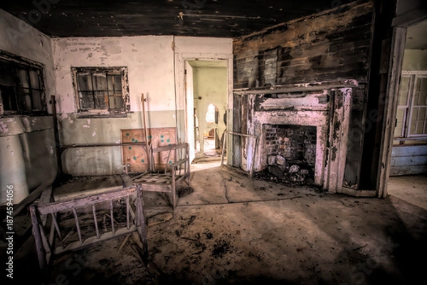 Fototapeta Old jail building