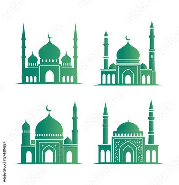 Obraz Taj Mahal vector