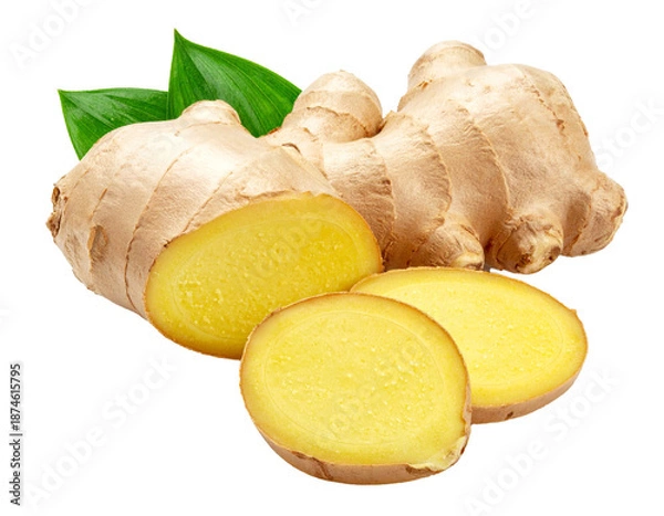 Obraz ginger isolated on white background