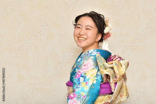 Obraz 振袖の女の子