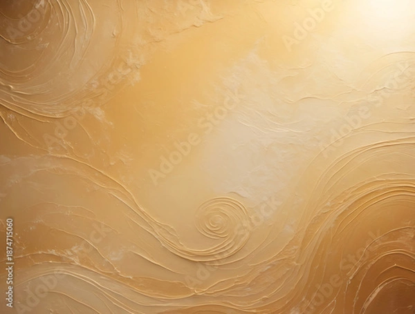 Obraz abstract background with golden waves