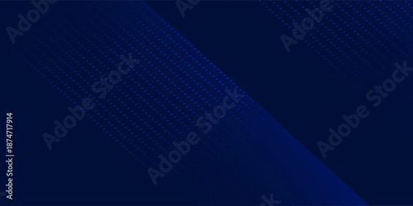 Fototapeta Abstract blue white dot pattern gradient texture technology background.vector future tegnology.