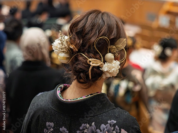 Obraz 二十歳の誓い、春の光に包まれて