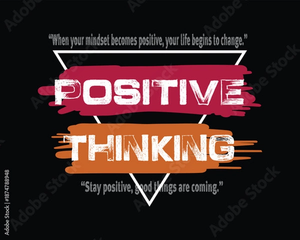 Obraz Positive Thinking Motivational Quote 