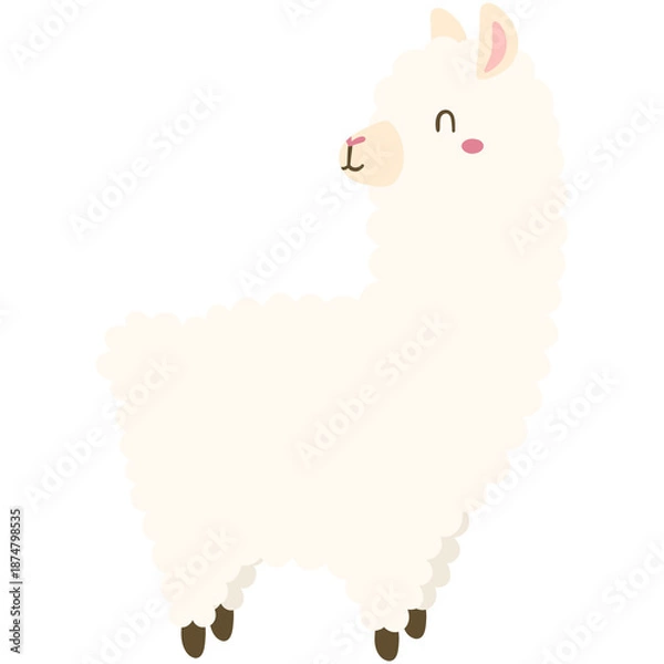 Obraz Smiling alpaca