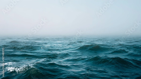 Obraz waves on the dark ocean