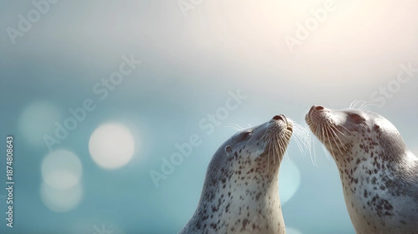 Obraz seal on the beach