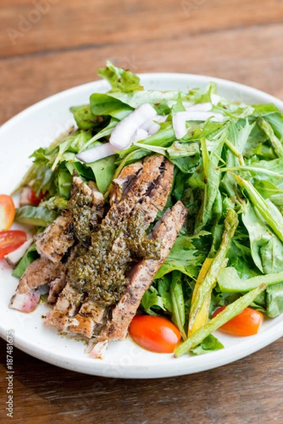 Obraz Grilled tuna salad