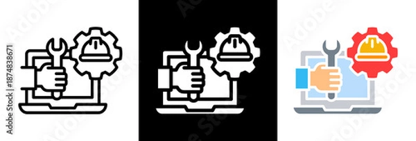 Obraz It Engineering triple icon