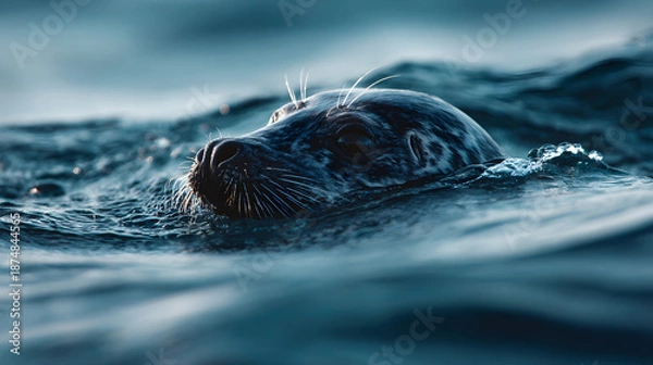 Obraz seal in water