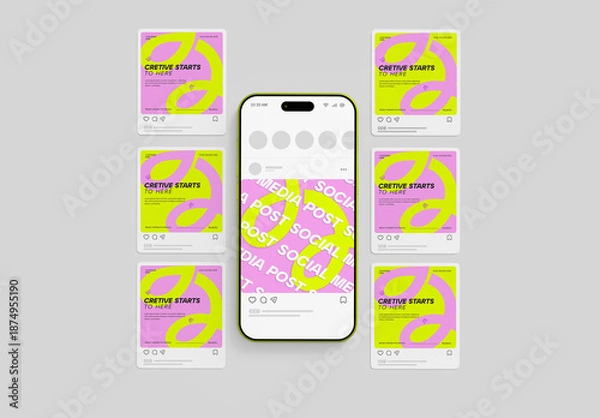 Obraz Creative Strats Social Media Square Post Mockup