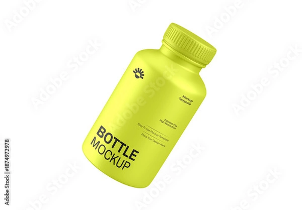 Obraz Floating Medicine Bottle Mockup