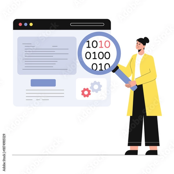 Fototapeta Software Testing Vector Illustration EPS 10 File