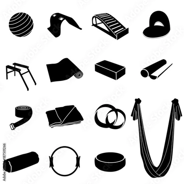 Obraz Yoga equipment set