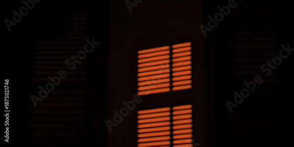 Obraz Minimalist Shadow Warm Light Background