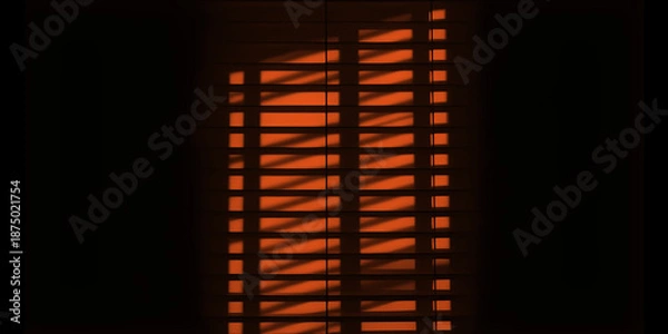 Obraz Minimalist Shadow Warm Light Background