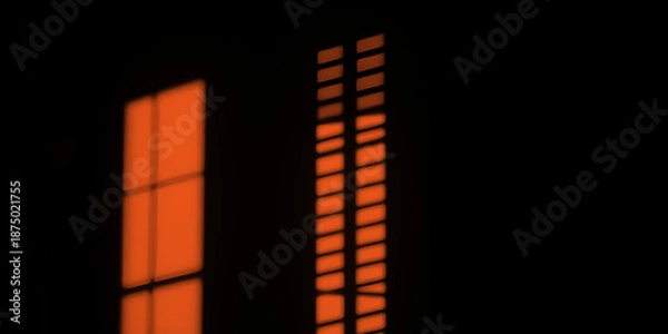 Obraz Minimalist Shadow Warm Light Background