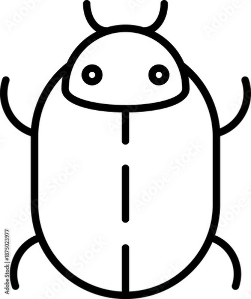 Fototapeta Rounded  Stroke Tick Icon