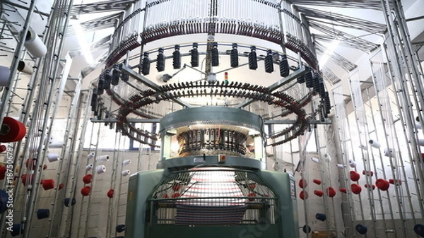 Obraz maszyna dziewiarska