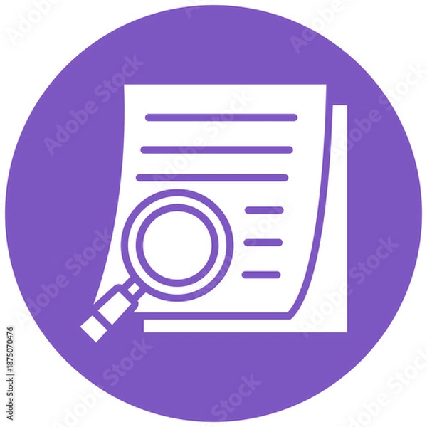 Obraz Research Paper Icon