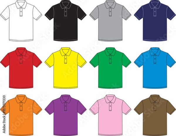 Obraz ポロシャツ　カラー　半袖