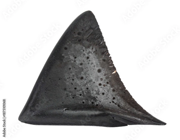Obraz Triangle shape dark object, speckled