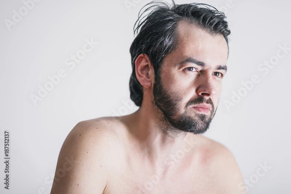 Fototapeta Young man with a problem