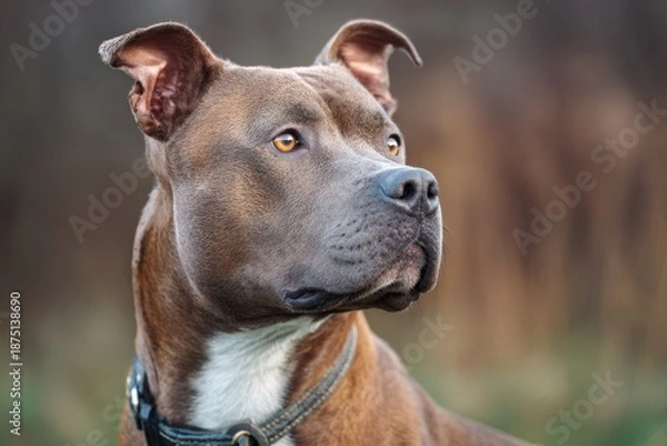 Obraz Pitbull Dog Portrait