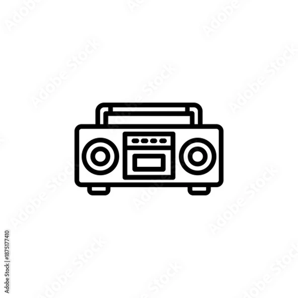 Obraz Boombox Icon