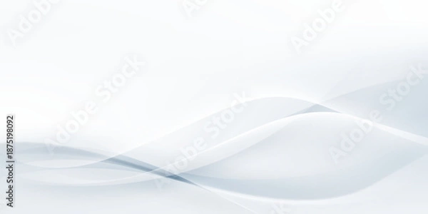Obraz white abstract background modern vector illustration