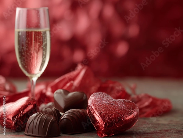 Obraz Chocolate and Champagne 