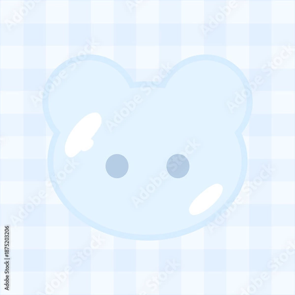 Obraz てかてかクマちゃんの顔マーク★