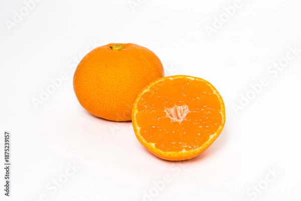 Obraz orange on a white background