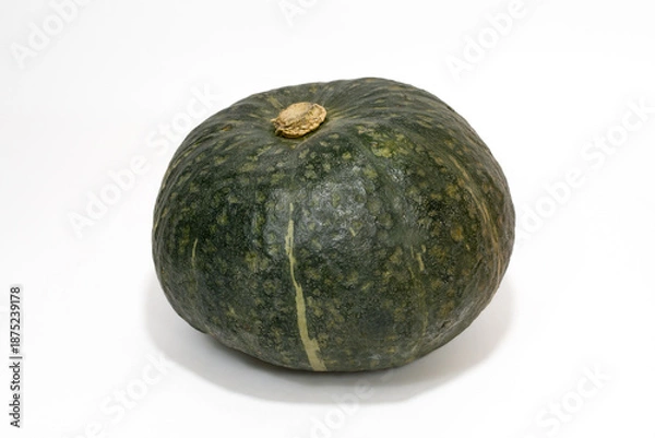 Obraz green pumpkin isolated on white