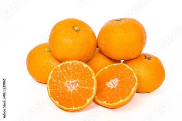 Obraz oranges isolated on white background