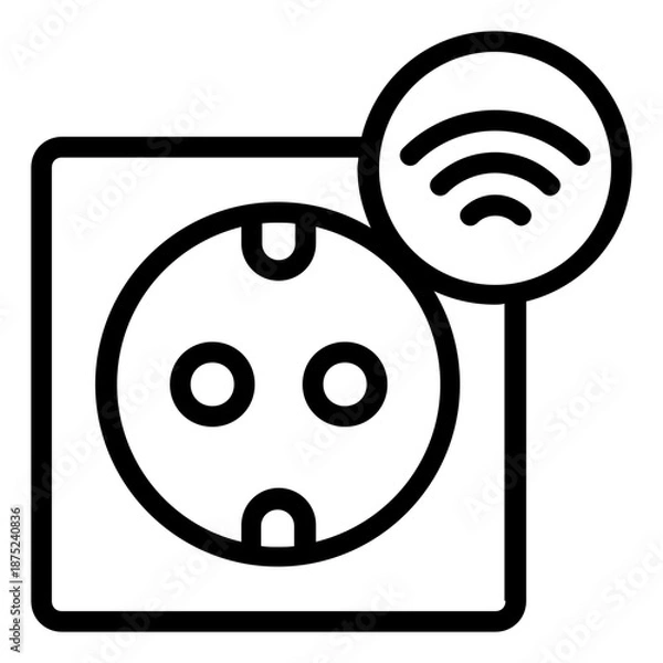 Obraz smart plug icon