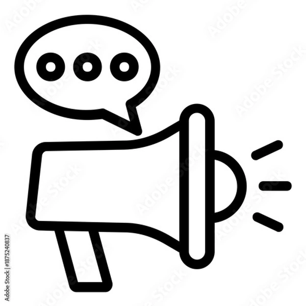 Obraz advertising icon