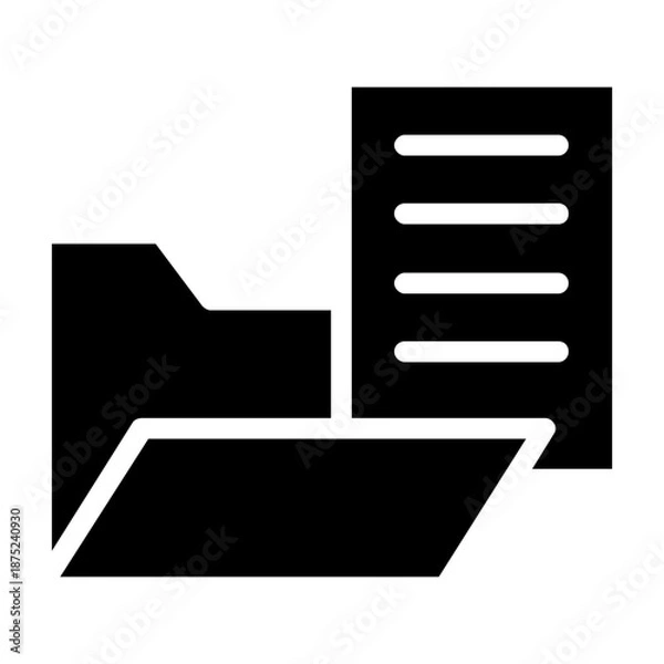 Fototapeta folder icon