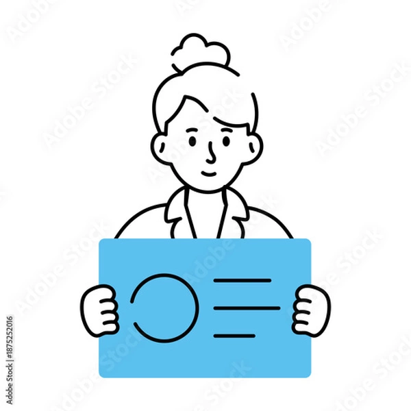 Obraz A drawing style illustration depicting workflow